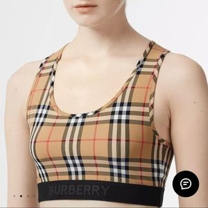 Burberry Check bra